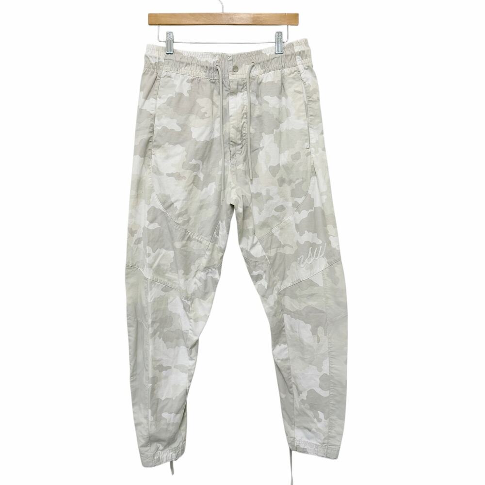 Nike Sportswear Gray Camo Woven Jogger Pants Sz S